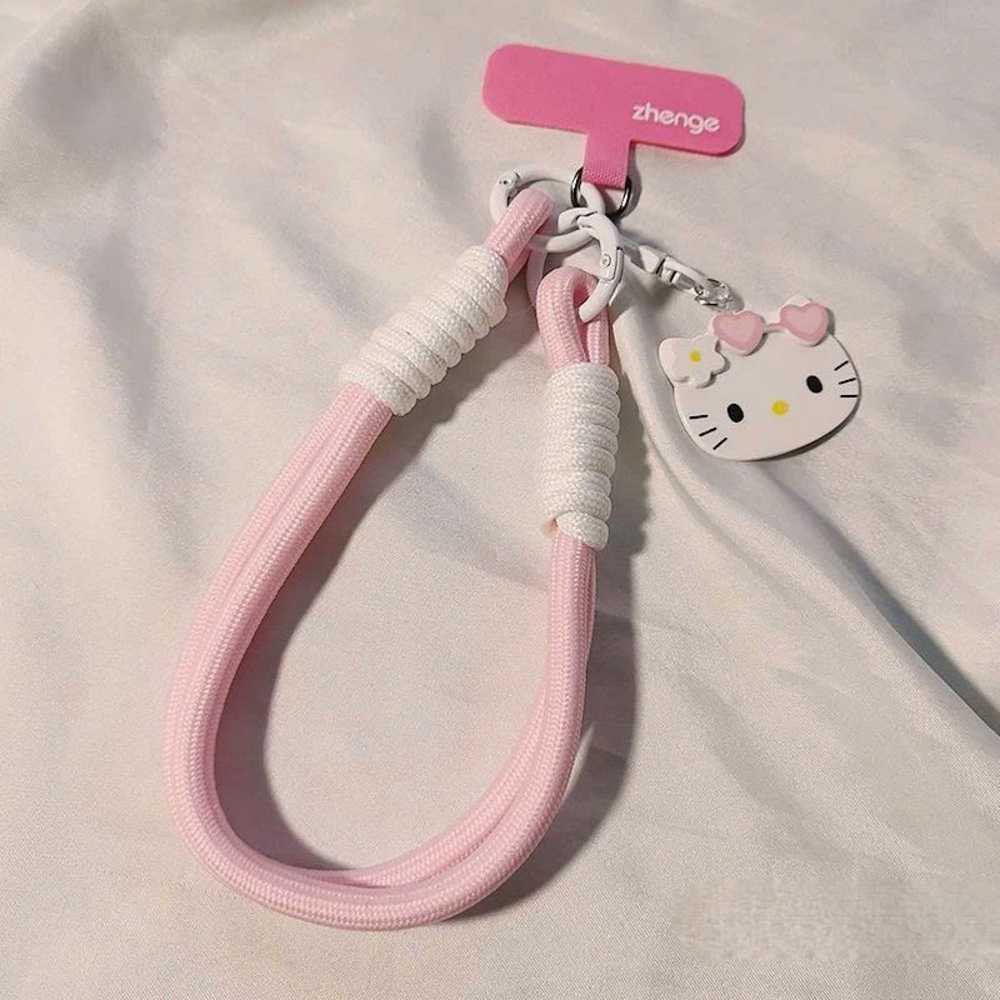 Móc điện thoại/móc khóa dây đan kitty 4 12 1