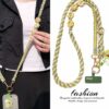 Dây đeo điện thoại/ túi đan điểm hoa 3 14 1 1