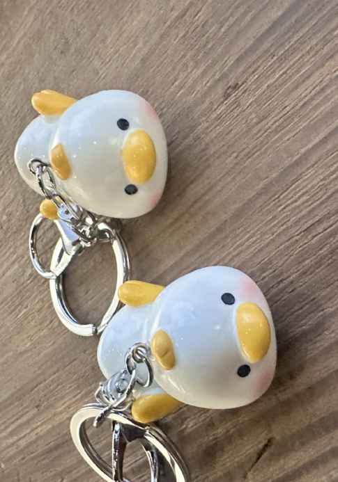 Móc khóa vịt có cánh 2 Móc khóa vịt có cánh - Ảnh 2