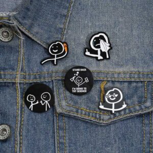 Pin cài trang trí túi, balo, áo, nón... người dây