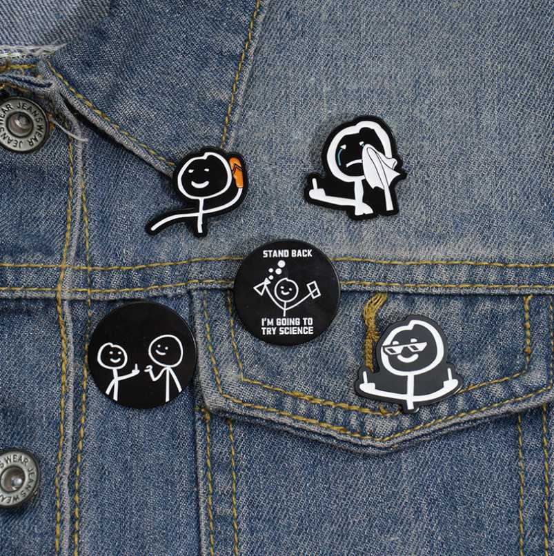 Pin cài trang trí túi, balo, áo, nón... người dây 4 2 100