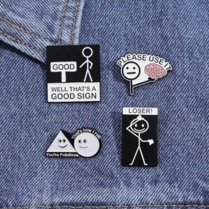 Pin cài trang trí túi, balo, áo, nón... mất não