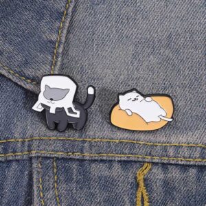 Pin cài trang trí túi, balo, áo, nón…mèo lười