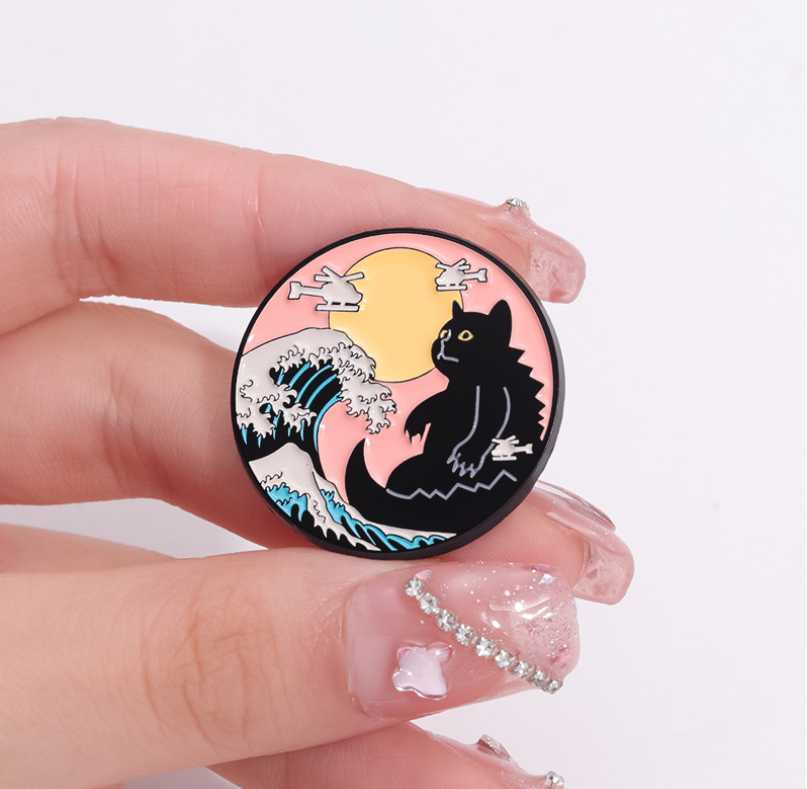 Pin cài trang trí túi, balo, áo, nón… mì nhật 4 2 123