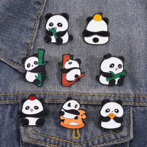 Pin cài trang trí túi, balo, áo, nón...GẤU TRÚC