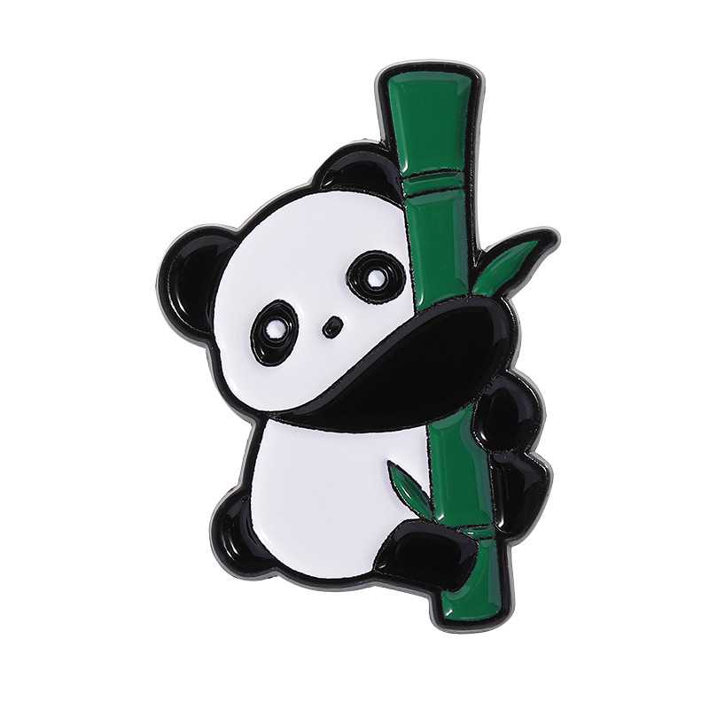 Pin cài trang trí túi, balo, áo, nón...GẤU TRÚC 2 Pin cài trang trí túi, balo, áo, nón...GẤU TRÚC - Ảnh 2