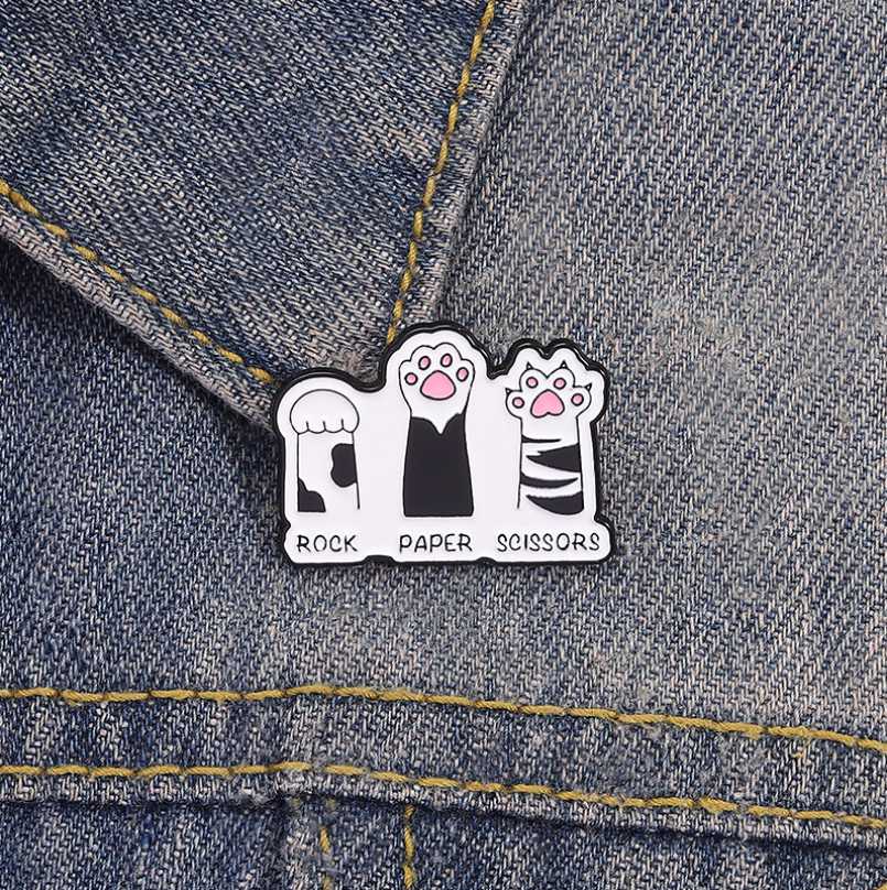 Pin cài trang trí túi, balo, áo, nón...CHÂN MÈO 2 2 29