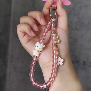 Móc điện thoại/móc chìa khóa hạt kitty