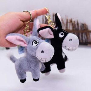 Móc khóa con lừa bông