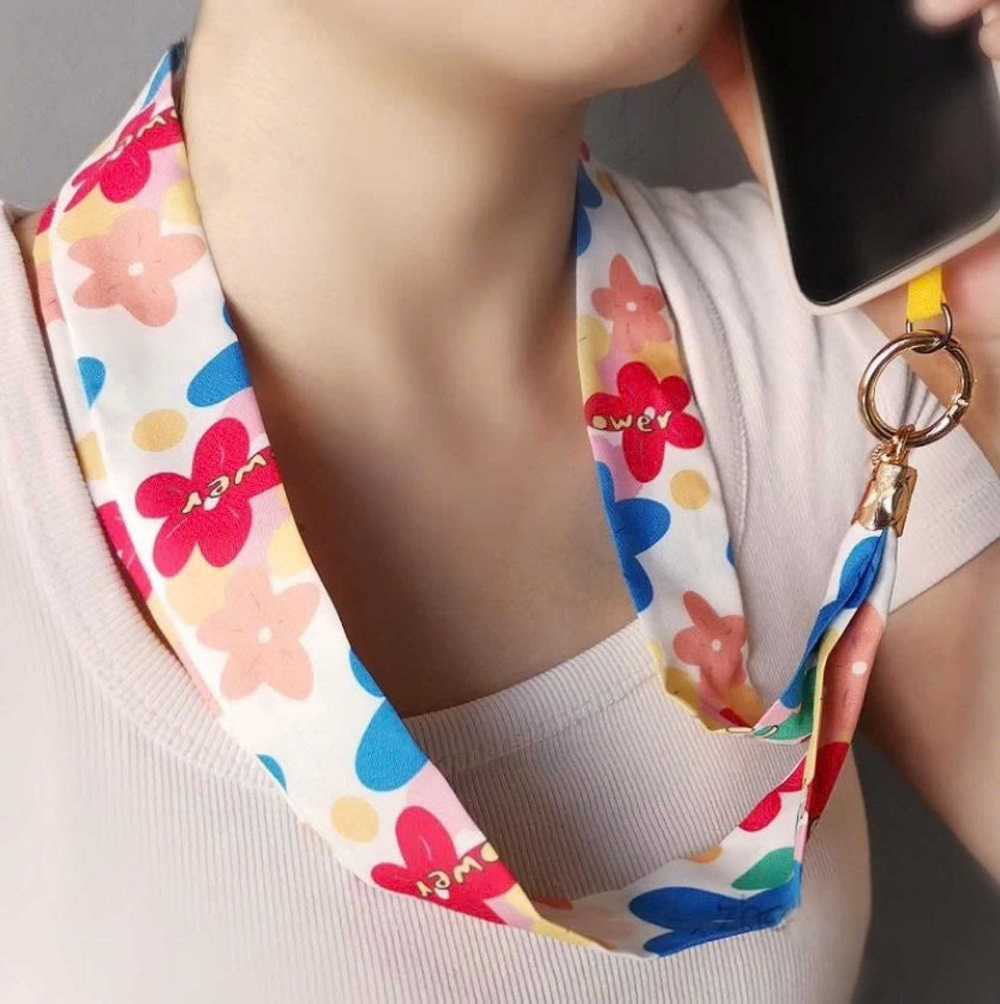 Dây đeo điện thoạt/bảng tên hoa 2 Dây đeo điện thoạt/bảng tên hoa - Ảnh 2