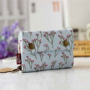 Ví vải handmade hoa li ti