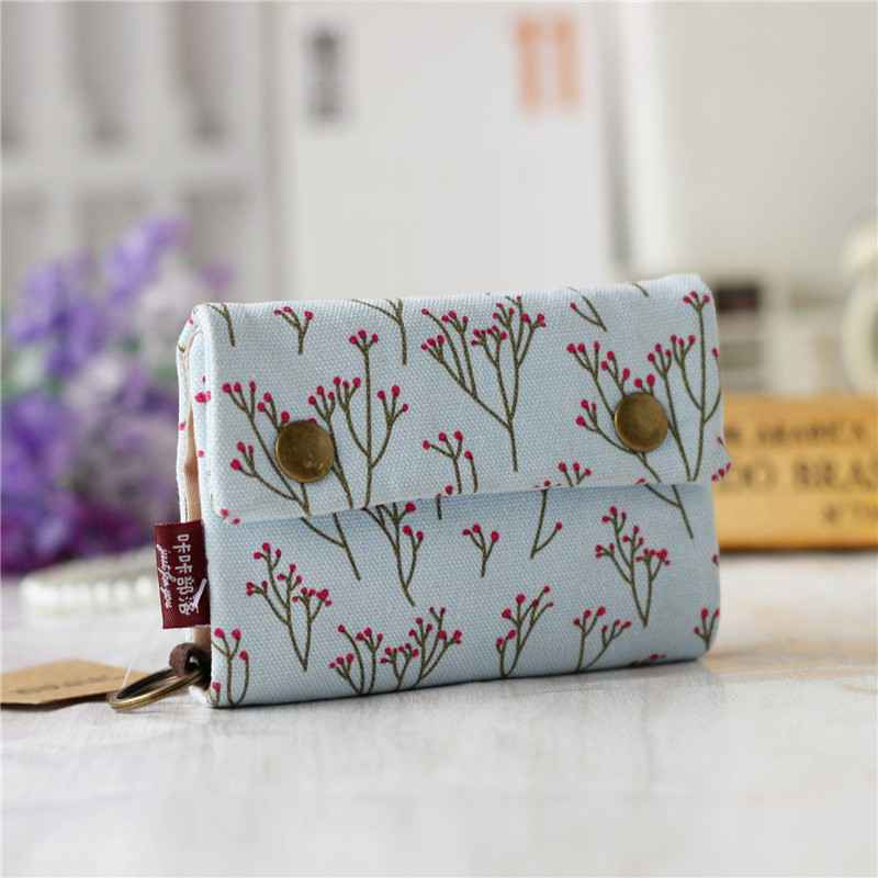 Ví vải handmade hoa li ti 14 72 7