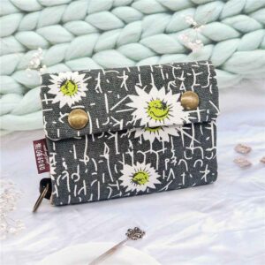 Ví vải handmade hoa cúc