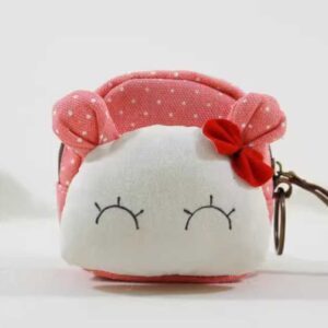 Móc khóa ví thỏ nơ