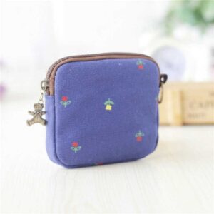 Ví vải điểm hoa nhỏ