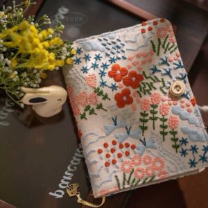 Sổ tay handmade họa tiết hoa lá