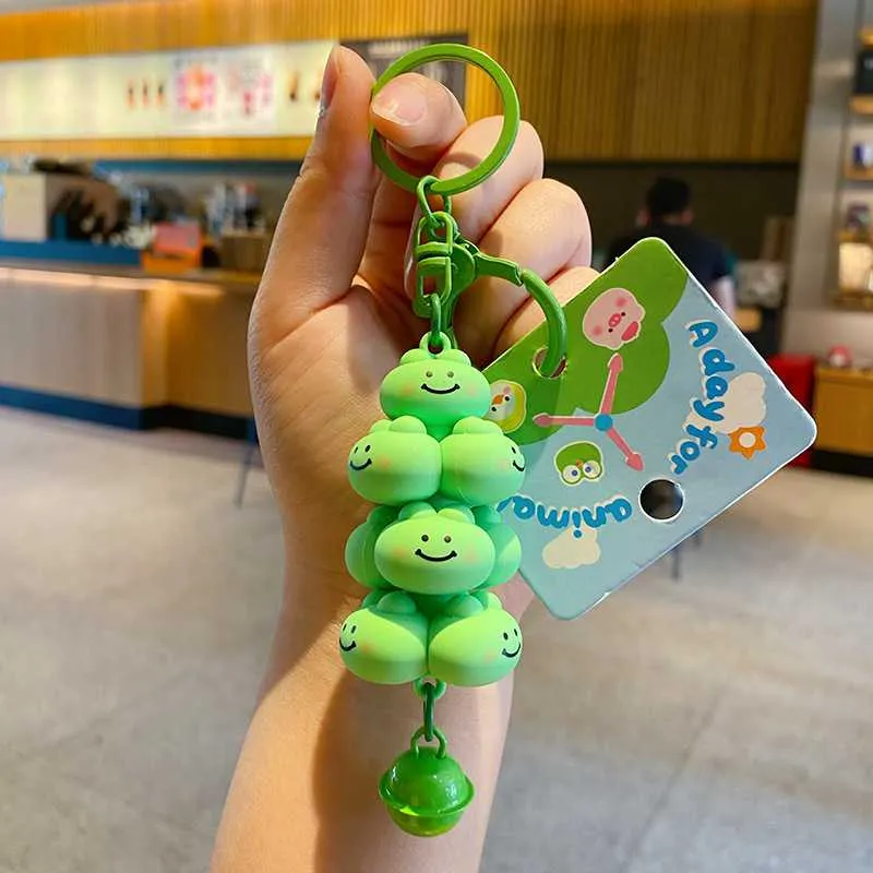 Móc khóa chùm thỏ xanh
