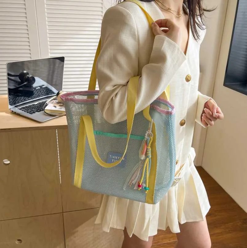 Túi tote lưới 5 Túi tote lưới - Ảnh 5