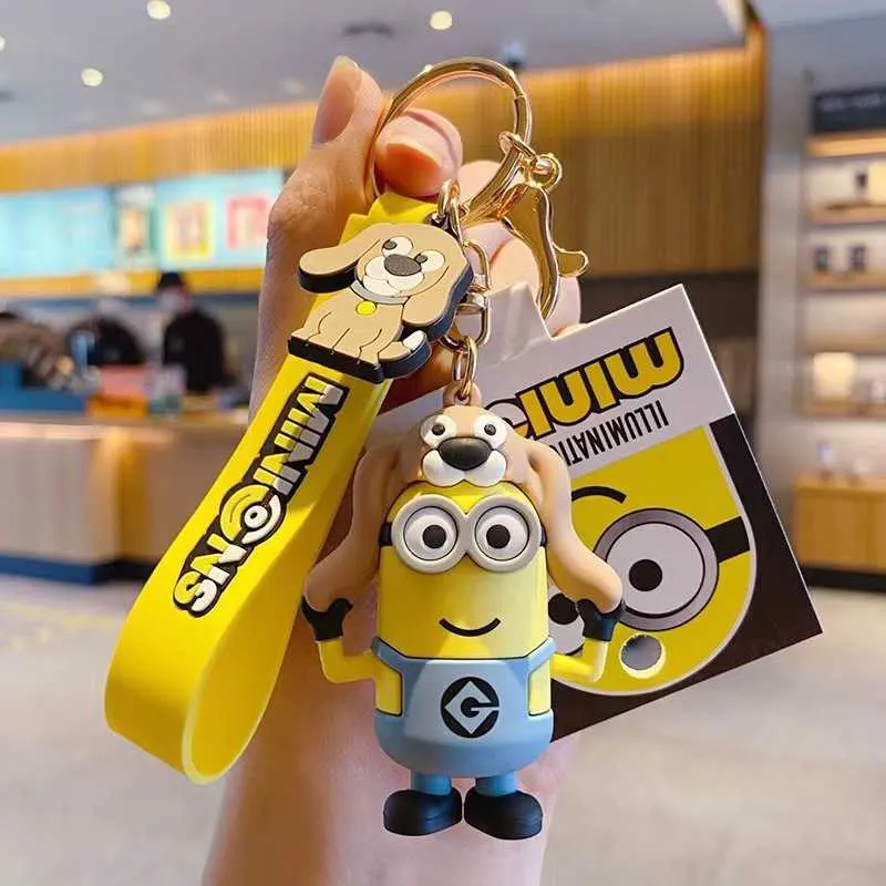 Móc khóa minion mặc đồ cún