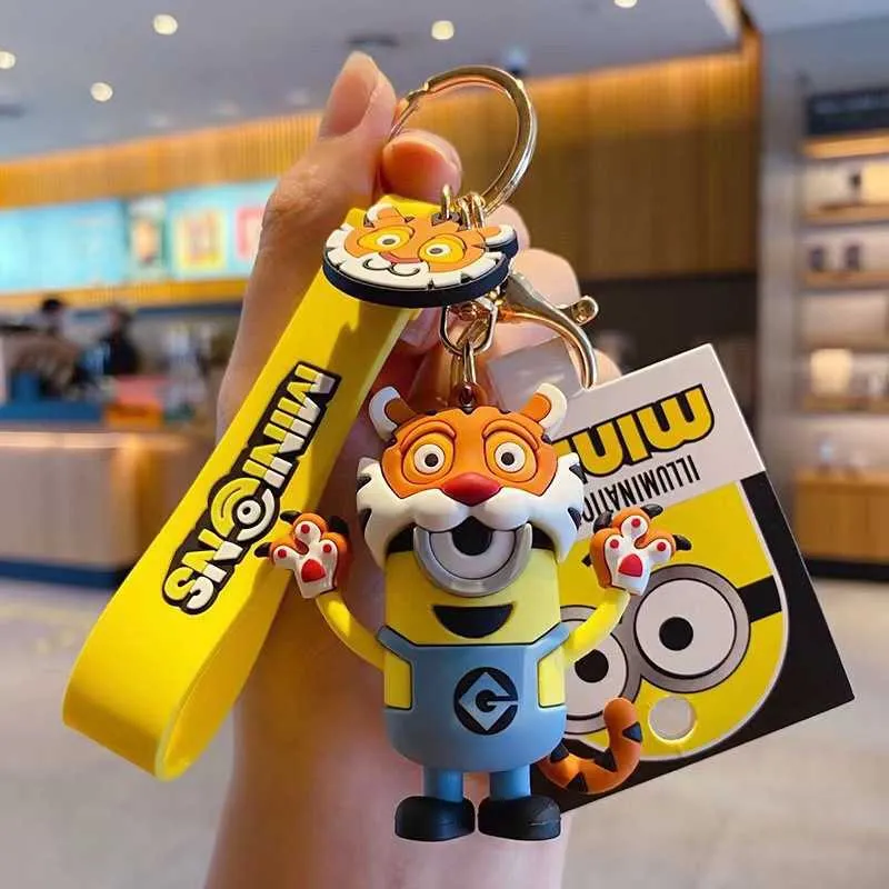 Móc khóa minion mặc đồ con hổ