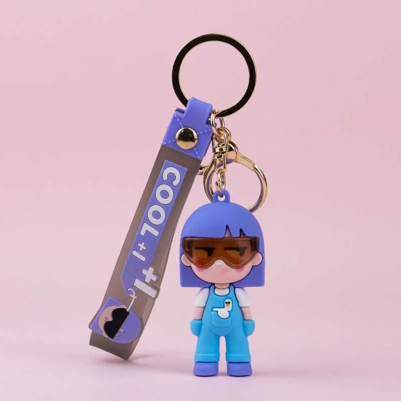 Móc khóa cô gái robot